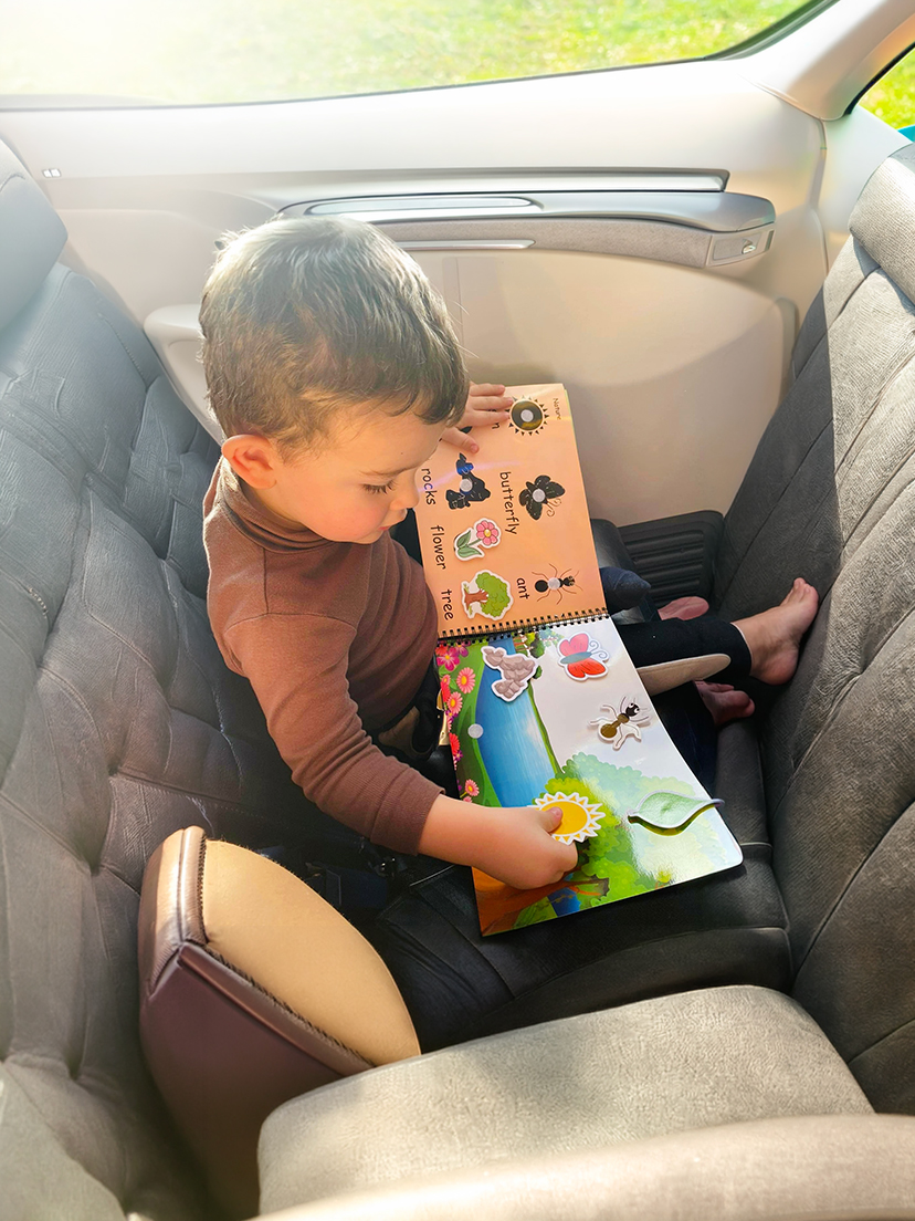 Detail photo of the book pieces and textures